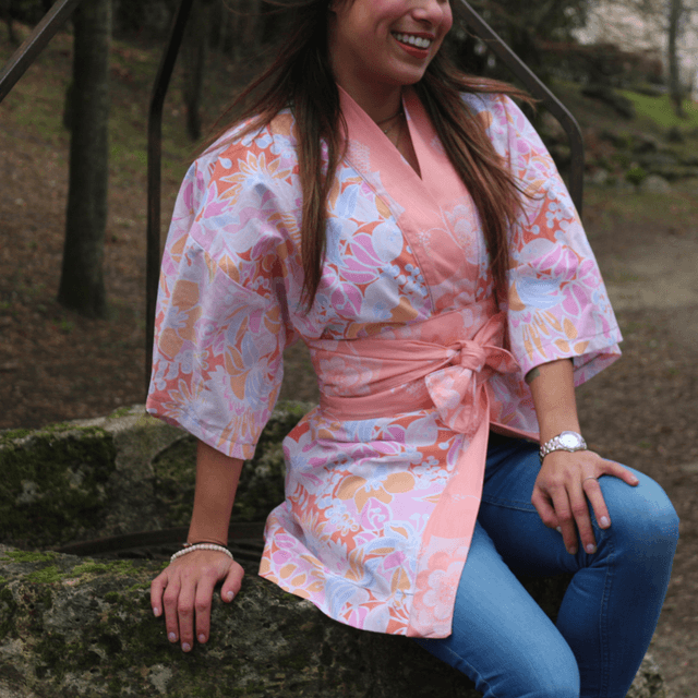 Kimono Unique "Harmonie Florale"