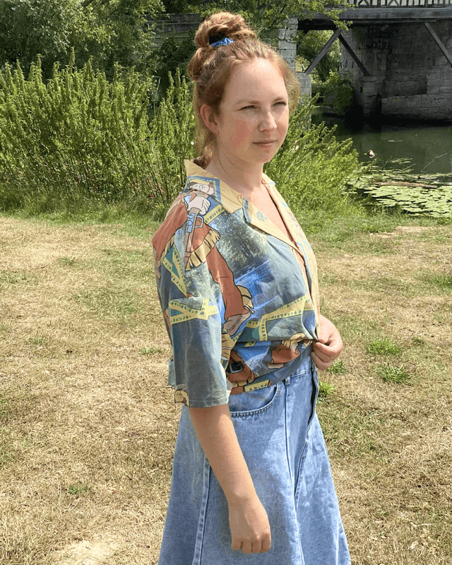 Chemise Upcyclée – Davy Crockett – Taille 38 Unisexe