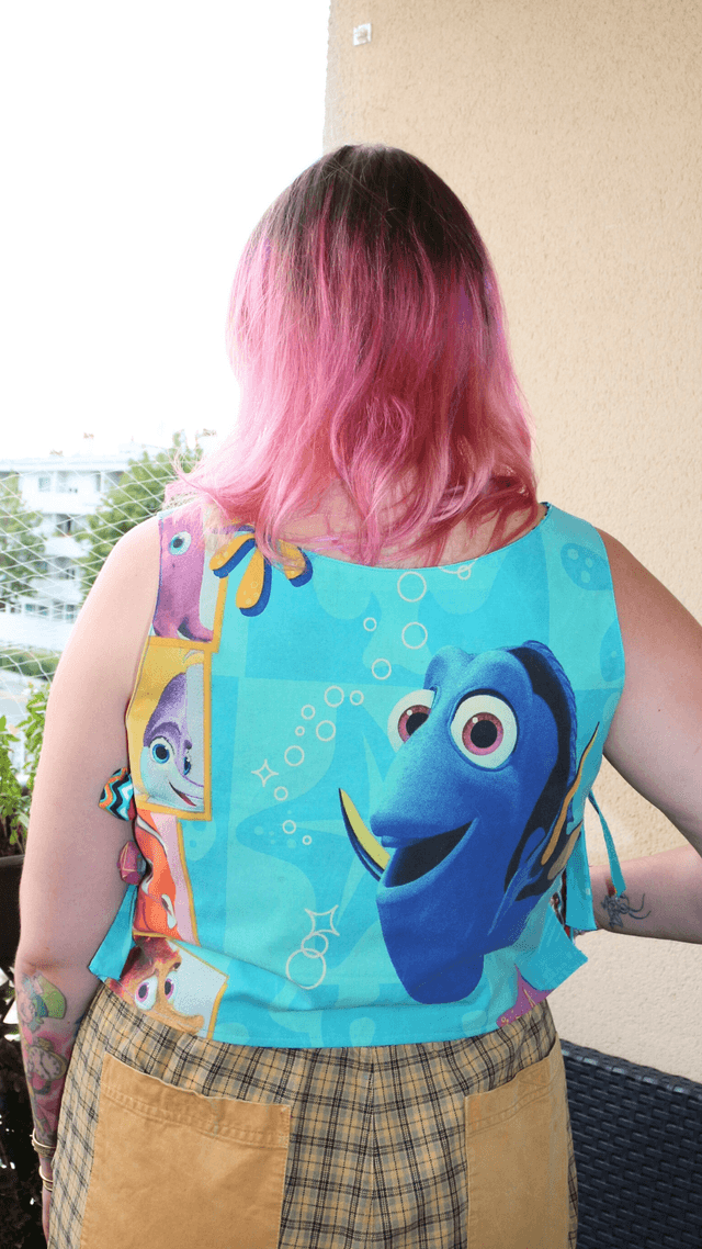 Haut Court Unique Réversible Nemo Taille 40