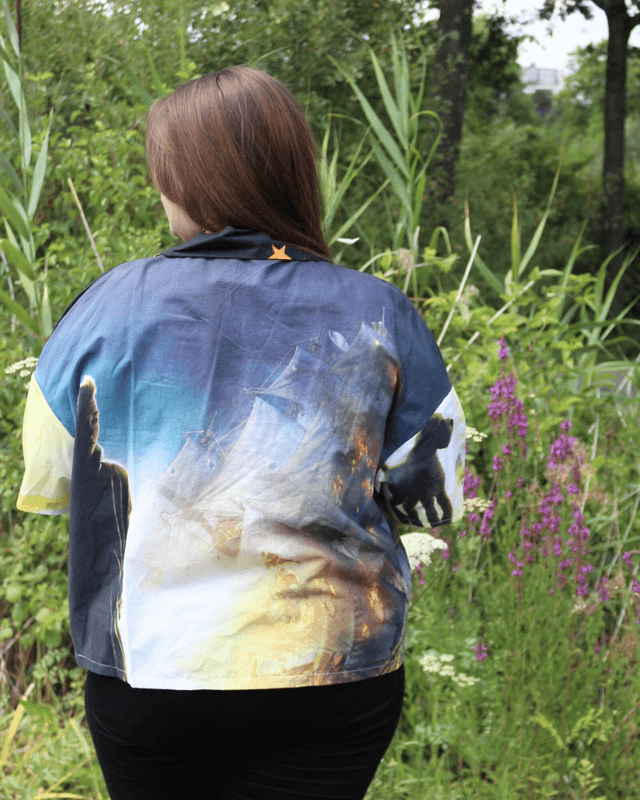 Chemise Oversize Unisexe – Tintin Le Film – Taille 46 – Pièce Unique 