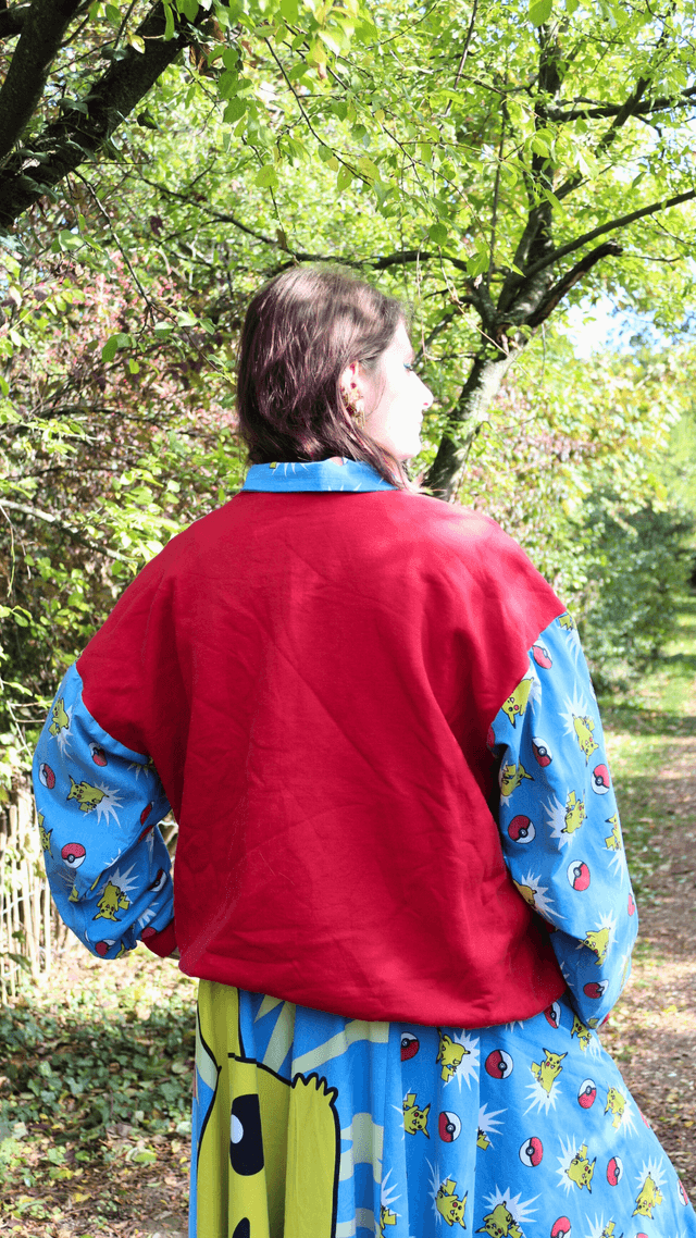 🌟 Sweat Vintage Pokémon – Pièce Unique - Taille XXL 🌟