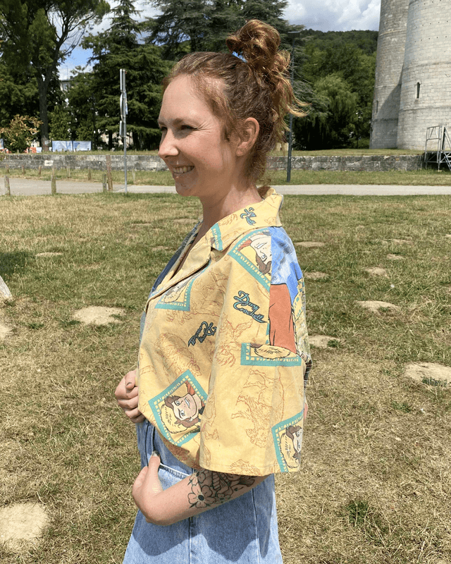 Chemise Upcyclée – Davy Crockett – Taille 38 Unisexe