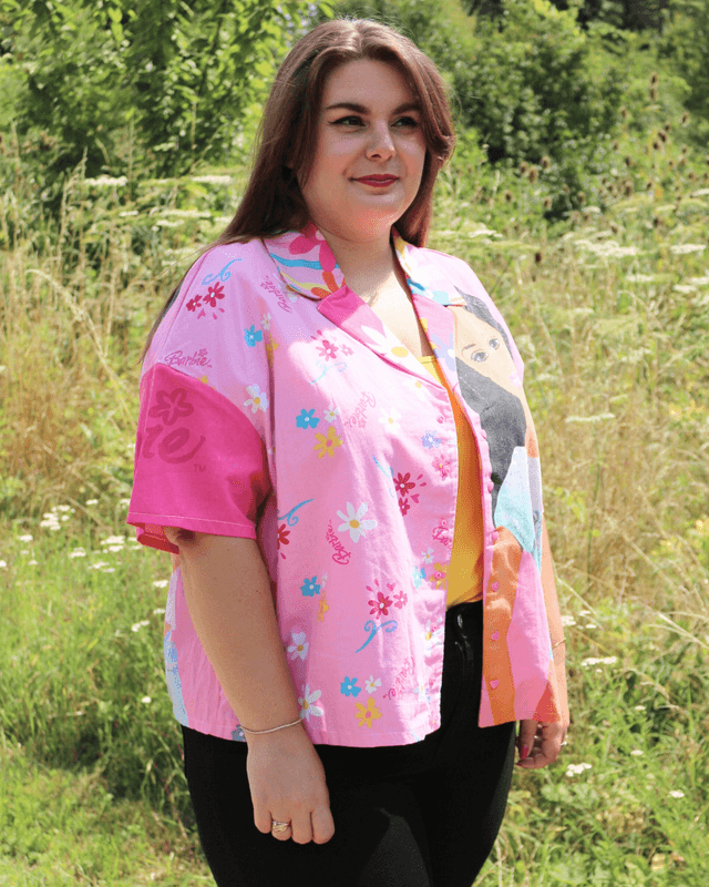 Chemise Oversize Unisexe – Barbie Vintage – Taille 46 – Pièce Unique