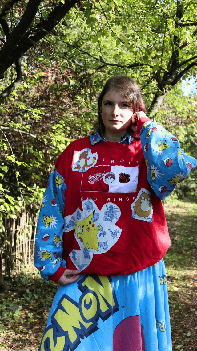 🌟 Sweat Vintage Pokémon – Pièce Unique - Taille XXL 🌟