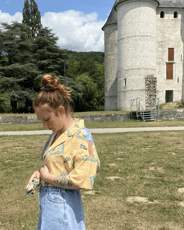 Chemise Upcyclée – Davy Crockett – Taille 38 Unisexe