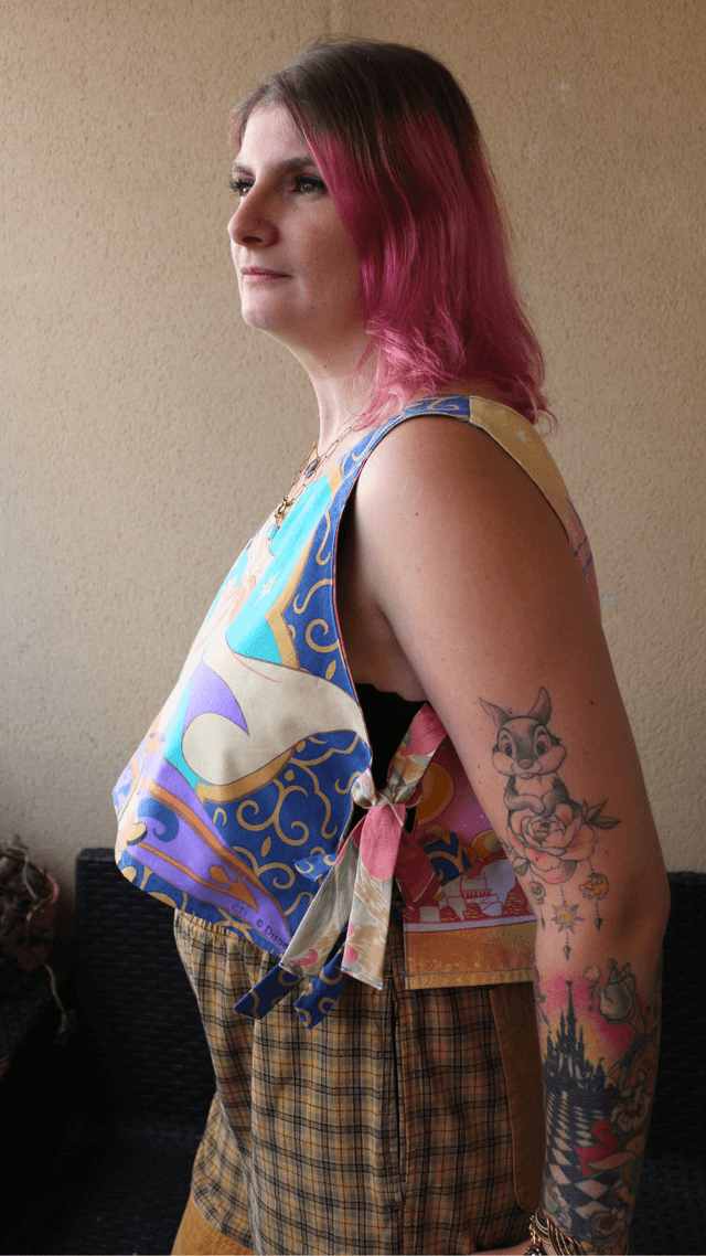 Haut Court Unique Réversible Aladdin Taille 44