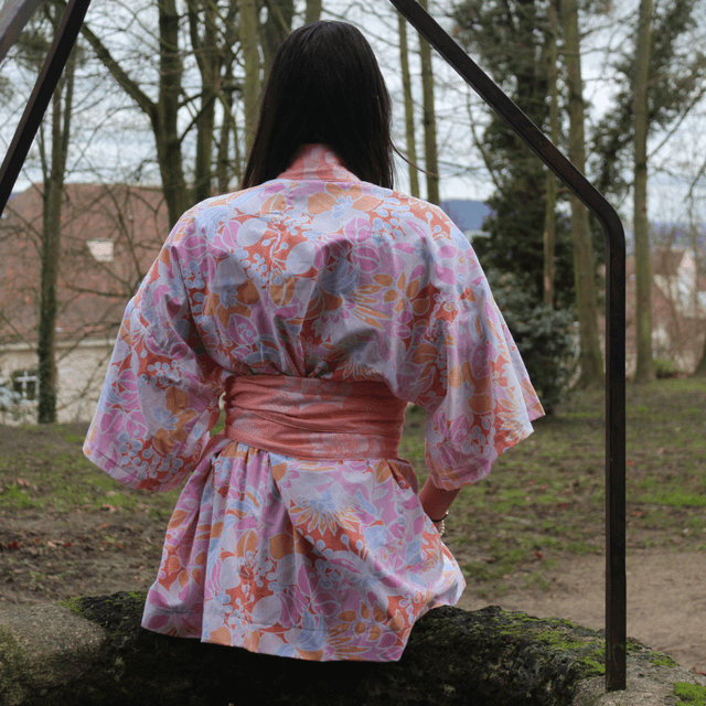 Kimono Unique "Harmonie Florale"