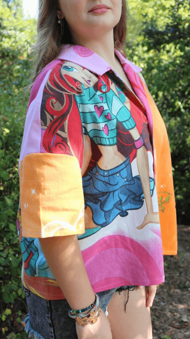 ✨ Chemise unisexe Winx Club – Taille 38 oversize ✨
