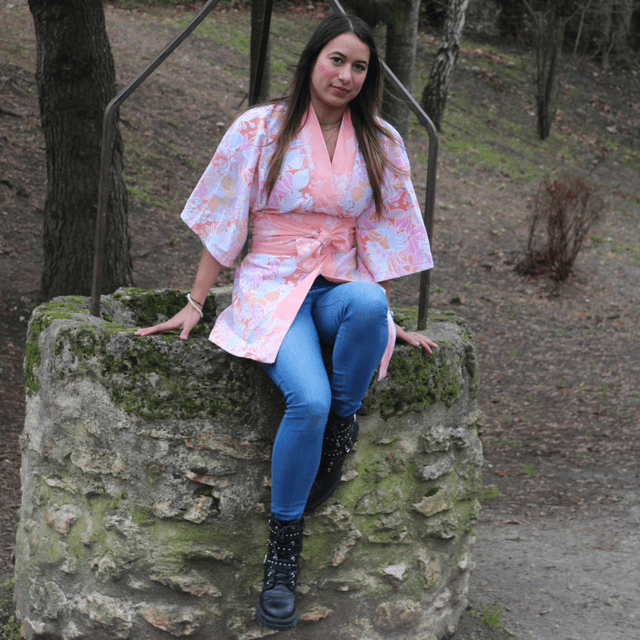 Kimono Unique "Harmonie Florale"