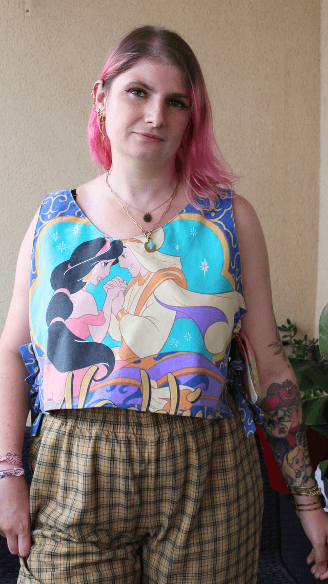 Haut Court Unique Réversible Aladdin Taille 44