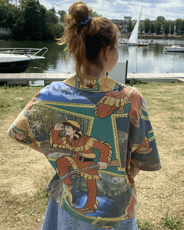 Chemise Upcyclée – Davy Crockett – Taille 38 Unisexe