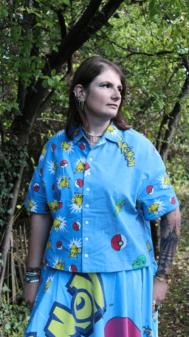 🌟 Chemise Pokémon – Pièce Unique - Taille 38 🌟